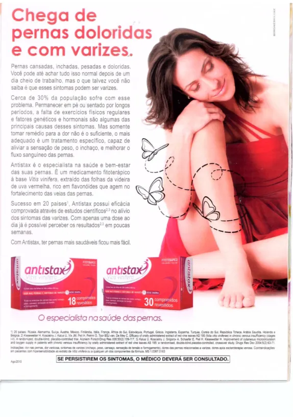 Figura 4  –  Propaganda do medicamento Vitis vinifera (76) 