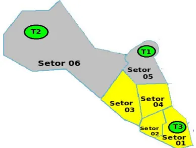 Figura 4.7: Recorte parcial da FIR-BS (adaptado do mapa gentilmente fornecido pelo CINDACTA I).