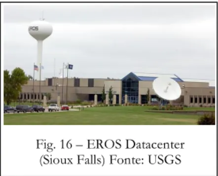Fig. 16 – EROS Datacenter  (Sioux Falls) Fonte: USGS 