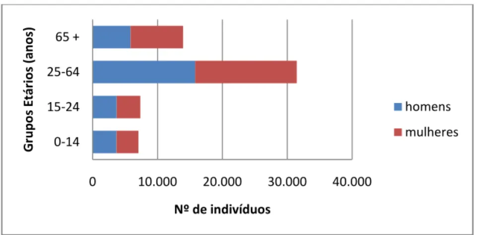 Tabela 4.1- Índices Demográficos 