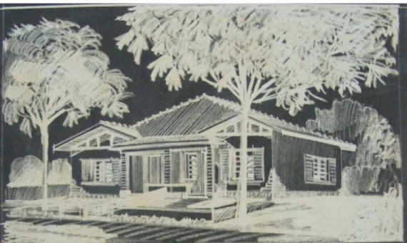 Figura 16 – Fachada de casa-tipo da Vila Popular Mauá, 1944 