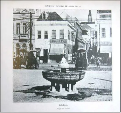 Foto 03: Bebedouro da Praça Rui Barbosa – Relatório Alberto Bins -1929. 