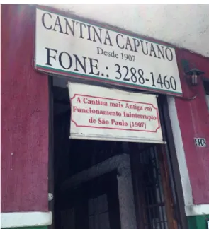 Figura 4 A fachada da Capuano: no atual endereço desde 1963 (foto: Silvana Azevedo). 