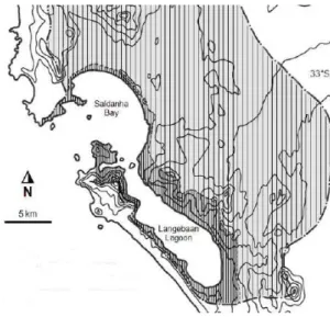 Figure 5  –  Saldanha Bay illustration before iron ore construction. Source: B. W. Flemming, (1977) 