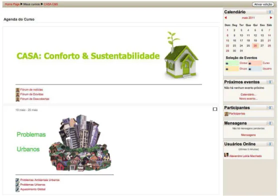 Figura 2: Espaço virtual CASA C&amp;S  
