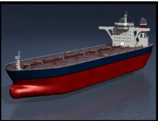 Figura 1.1: Foto típica de um navio com casco de deslocamento. 