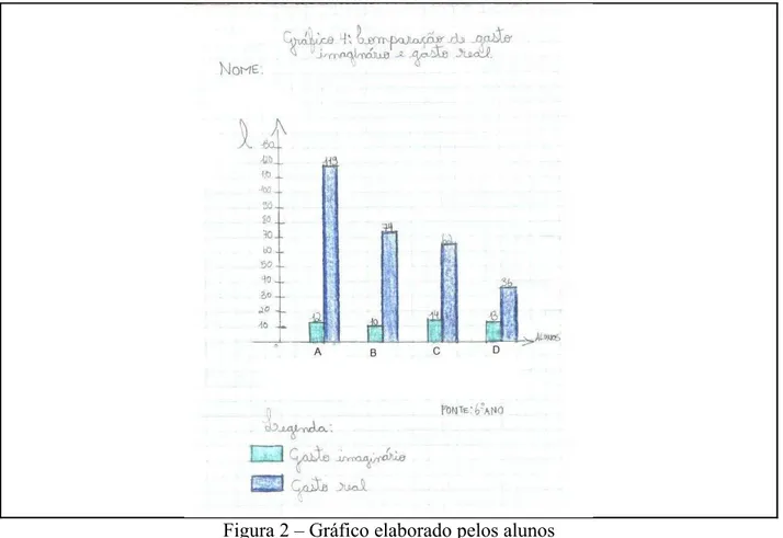 Figura 2 – Gráfico elaborado pelos alunos