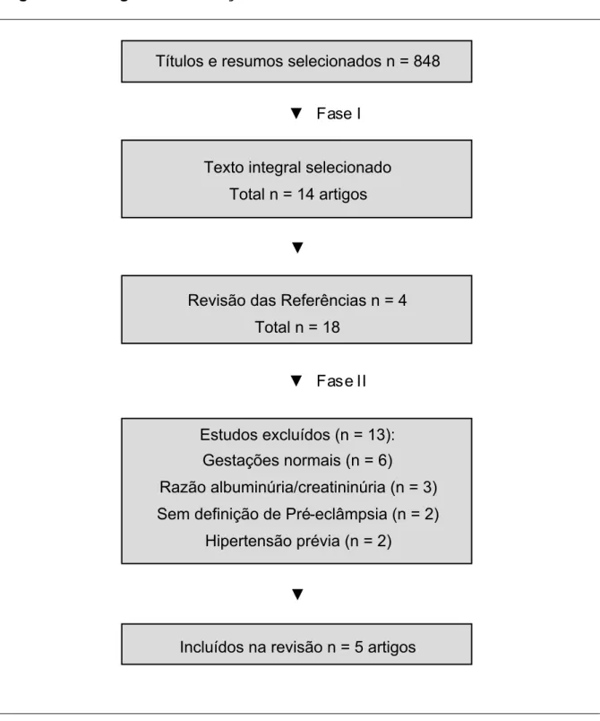 Figura 1: Fluxograma de seleção dos estudos.