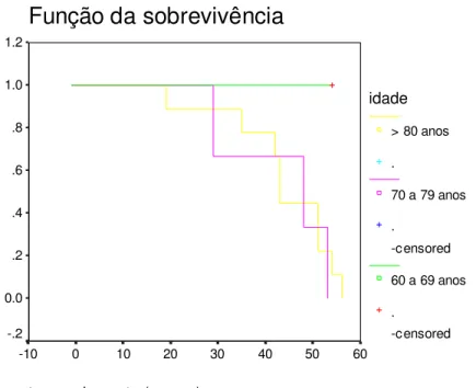 Figura  3  Curva  da  sobrevivência  entre  homens  e  mulheres  comparada  por  teste  de  sobrevivência de Kaplan-Meyer