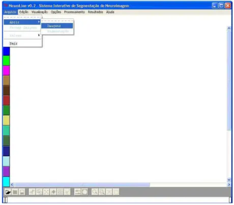 Figura 5. Abrir as imagens pelo Software Neuroline 