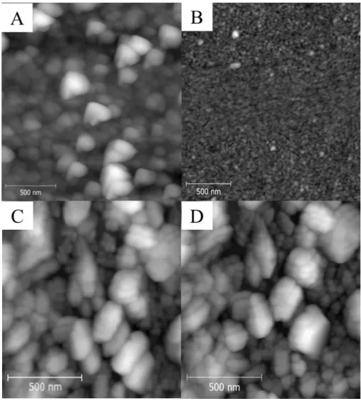 Figure  2.8  –   Tip  related  artefacts and  their  effects  on  image  quality.  Because  images  are  convolutions  of  tip  geometry,  when  a  tip  fractures  in  unexpected  manners,  it  can  produce  odd  features,  such  as  spherical  structures 