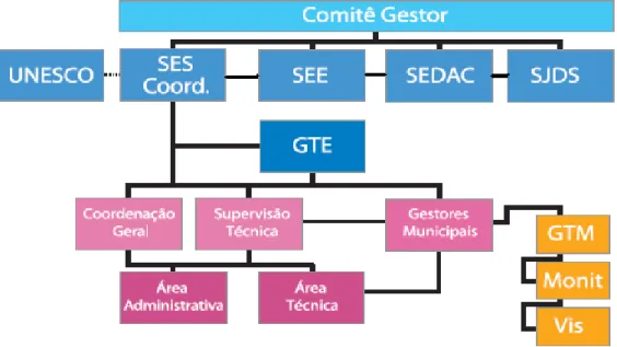 Figura 1 - Organograma da Estrutura do PIM