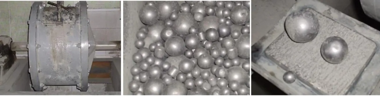 Figura 3.5 - Moinho de bolas do laboratório da SECIL-Outão 