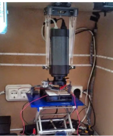 Figure  2.2:  Photograph  of  the  thermoelectric experimental setup. 