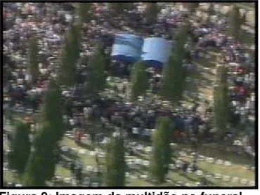 Figura 8: Imagem da multidão no funeral   de Eloá 