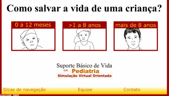 Figura 8 – Simulador básico de vida em pediatria 