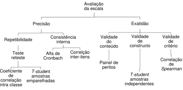 Figura 4  –  Representação esquemática do processo de validação utilizado (elaboração própria) 