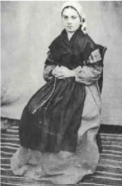 Ilustração 17 - Bernardette Soubirous em 1866. 