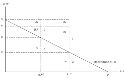 Figura 8 - Relação distribuição-crescimento 
