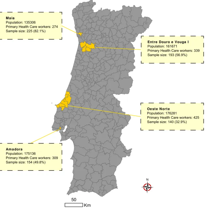 Figure 1 – Study locations