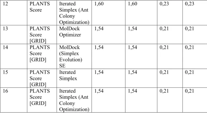 Figura 13 – Esfera de docking utilizada nas simulações de re-docking 