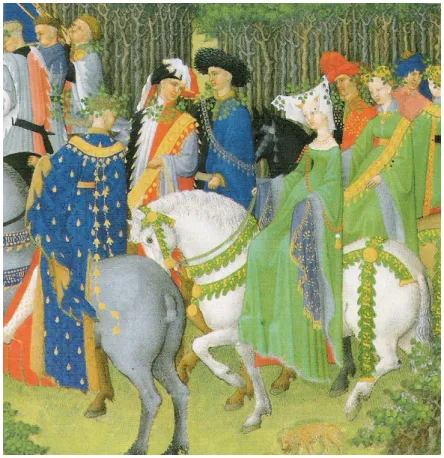 Fig. 13: Miniatura de As Ricas Horas do Duque de Berry, c. de 1410. Paul e Jean de Limbourg