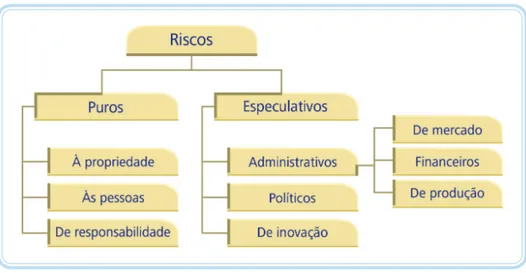 Figura 2.1: Classifi cação dos riscos Fonte: CTISM, adaptado de De CiccoeFantazzini, 2003