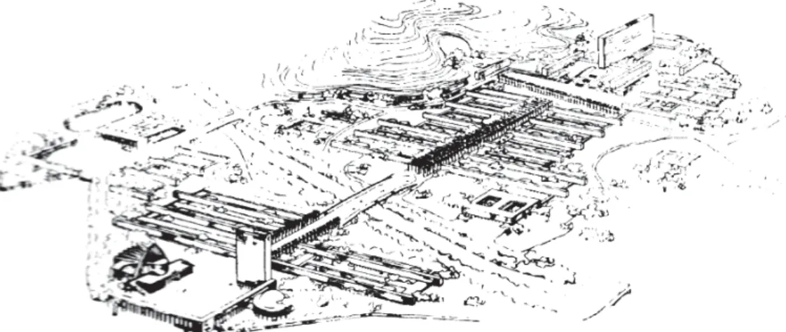 Figura 23  –  Proposta de Lucio Costa para a Cidade Universitária do Rio de Janeiro (Costa,  1995)