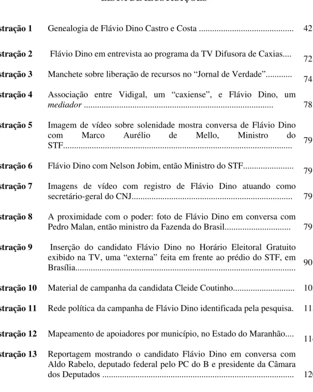 Ilustração 1  Genealogia de Flávio Dino Castro e Costa ..........................................