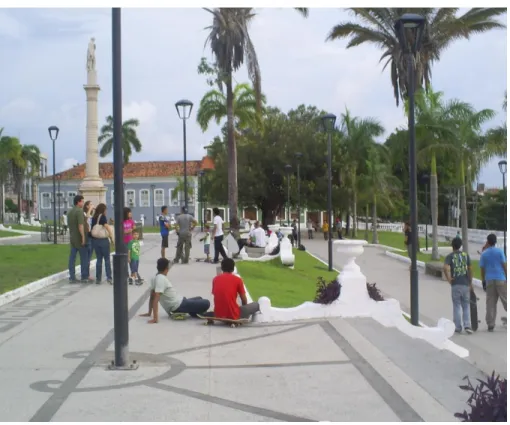 Figura 3 – Vista parcial da Praça Gonçalves Dias. 