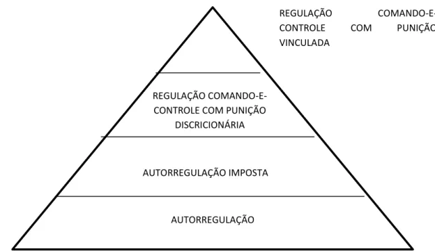 Figura 1. A pirâmide de estratégias regulatórias. 