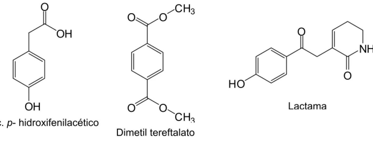 Figura 27. Substâncias produzidas por Humicola grisea var. thermoidea 