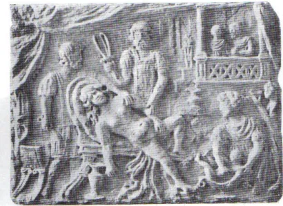 Figura 10:  Roma – baixo-relevo de mármore do século II ou III. 