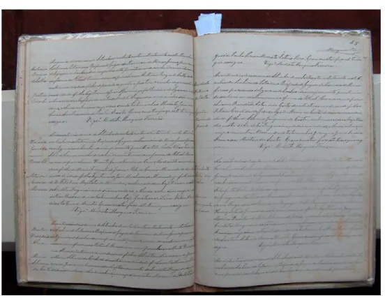 Foto 04 – Livro de registros de Casamentos e Batismos (Séc. XIX) 
