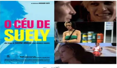 Foto da capa do DVD de O céu de Suely. 