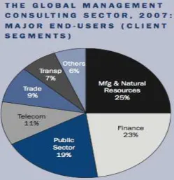 Gráfico 5: Principais usuários finais da consultorias globais em gestão - 2007  