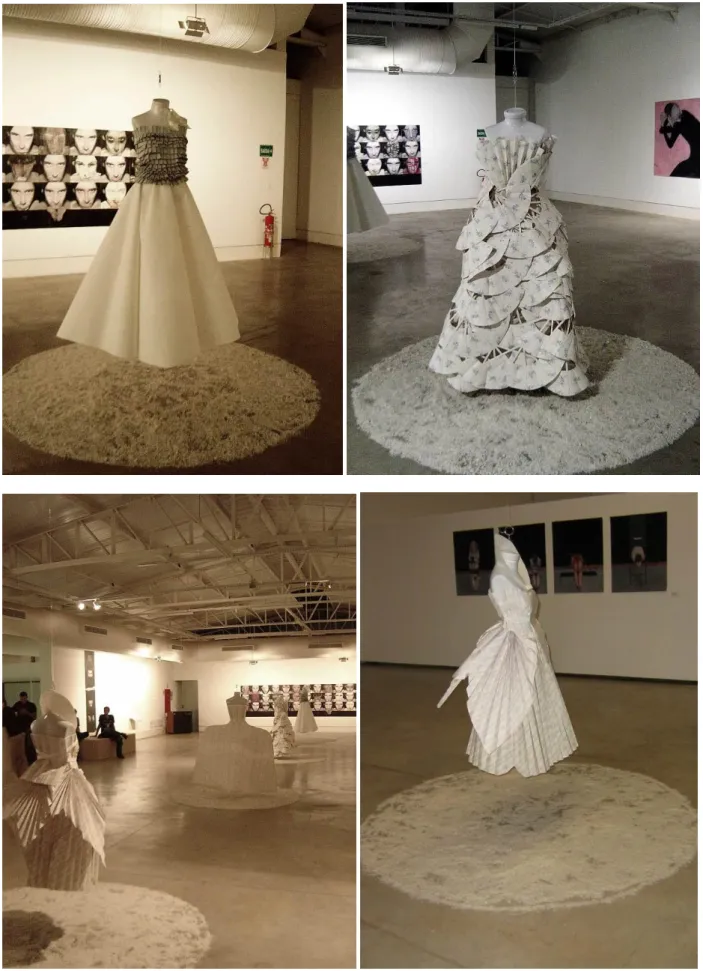 Figura 3 - Priscila Bosquê, Marie Antoinette, materiais variados, 2007. 