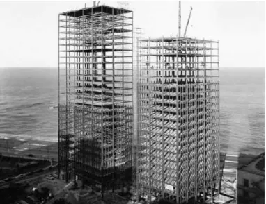 Figura 26  –  Estrutura do Lake Shore Drive Apartments, Mies Van der Rohe. 