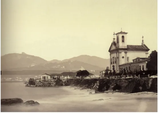 Fig. 1 – LEUZINGER, Georges. Igreja de Santa Luzia, Rio de Janeiro, ca. 1865. Instituto Moreira  Salles, RJ