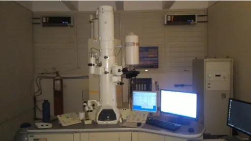 Figura 22: Microscópio Eletrônico de Transmissão JEM-2100 instalado no LabMic da Universidade Federal do  Goiás.