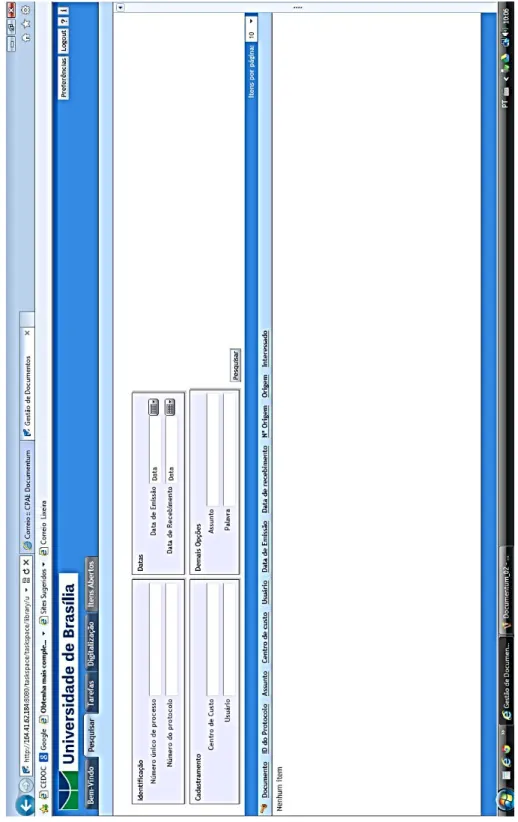 Figura 8 – Interface de pesquisa de documentos