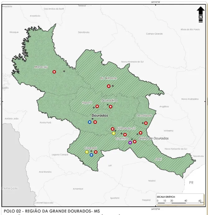 Figura 9 – Situação da coleta convencional nos municípios do Polo 02. 
