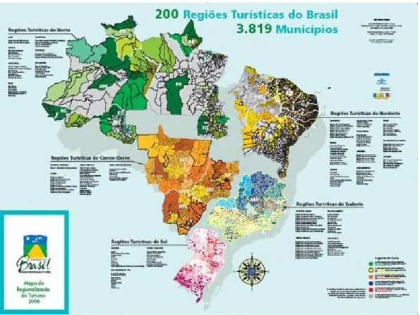 FIGURA 4: Programa de Regionalização do Turismo – Roteiros do Brasil 