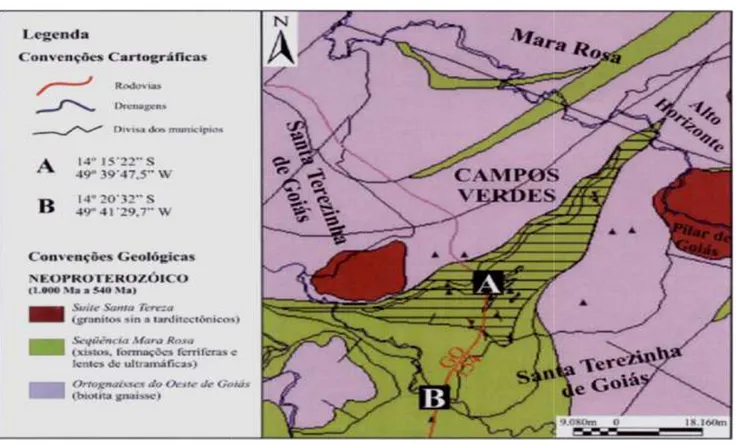 Figura 4.4- Mapa geológ