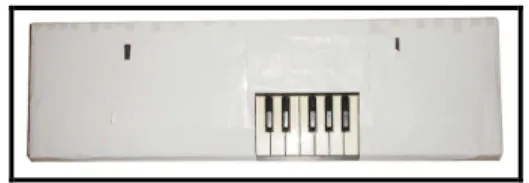 Fig. 2. Teclado musical utilizado nos testes de tocar teclado. 