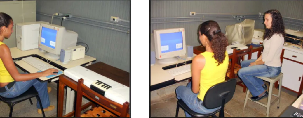 Fig. 3. Local e arranjo experimental. 