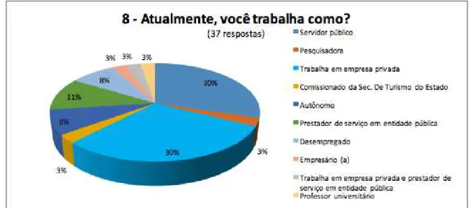 Gráfico 8 - Ocupação atual 