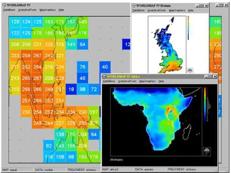 Figura 2.1: WorldMap versão 4 para Windows 95, 98 ou NT [21].