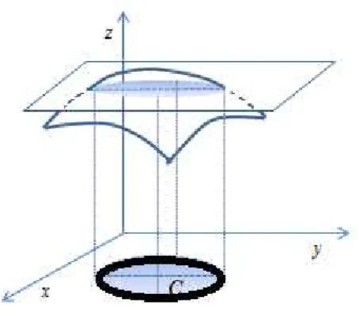 Fig. 3: C ´e a curva de n´ıvel de f de valor k.