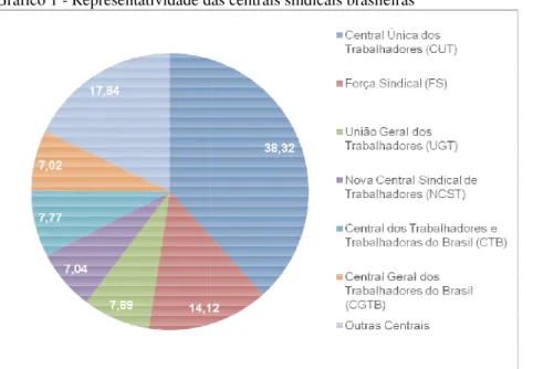 Gráfico 1 - Representatividade da